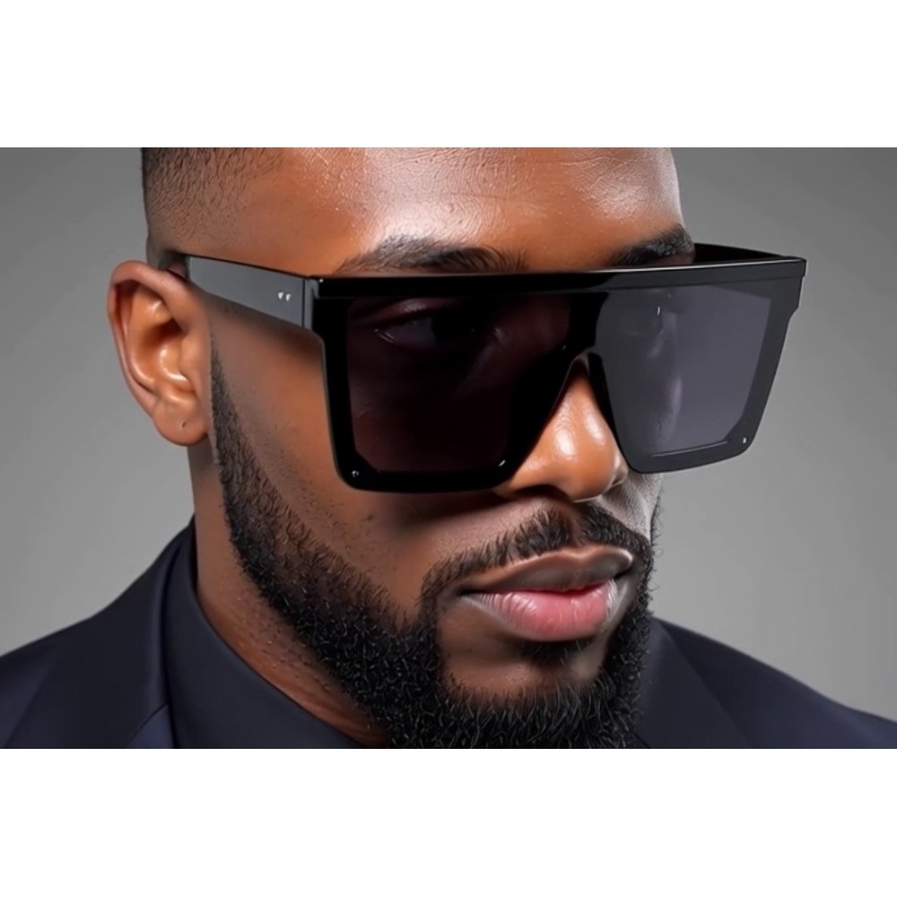 Square Sunglasses Men Oversized Fashion Shades Trendy Sun Glasses Gafas‎ Lentes